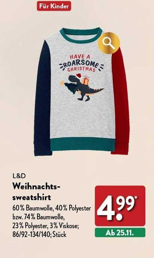 L&D Weihnachts-sweatshirt