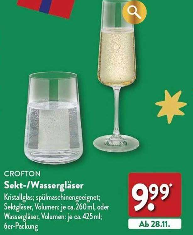 SEKT-/WASSERGLÄSER