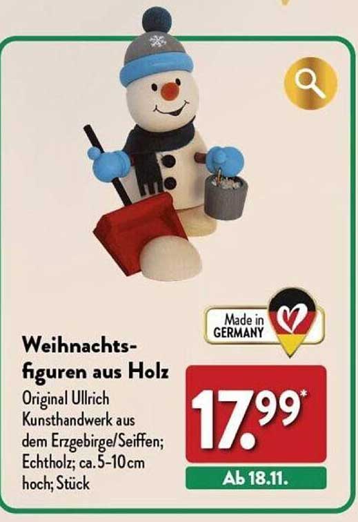 Weihnachtsfiguren aus Holz