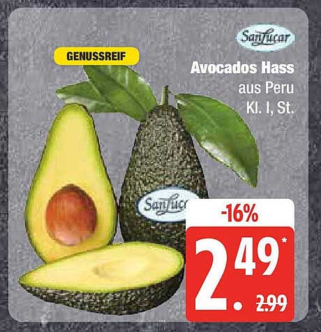 Avocados Hass aus Peru