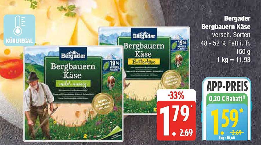 Bergader Bergbauern Käse