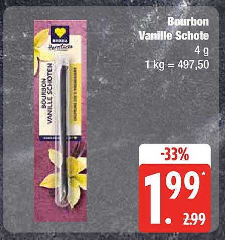 Bourbon Vanille Schote