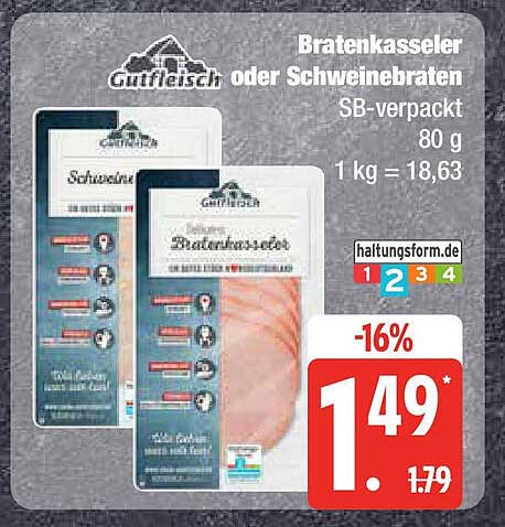 Bratenkasseler oder Schweinebraten