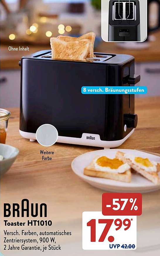 BRAUN Toaster HT1010