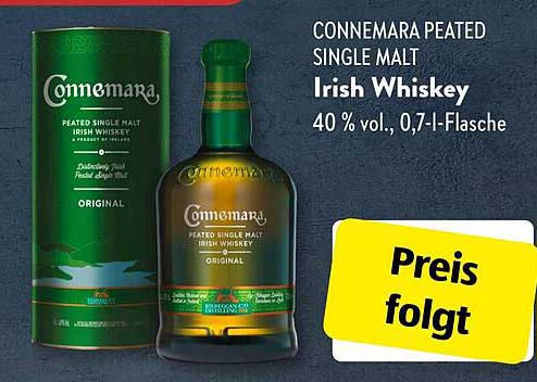 Connemara Peated Single Malt Irish Whiskey