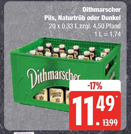 Dithmarscher Pils, Naturtrüb oder Dunkel