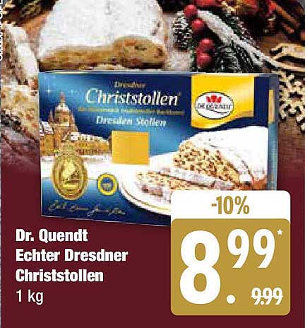 Dr. Quendt Echter Dresdner Christstollen