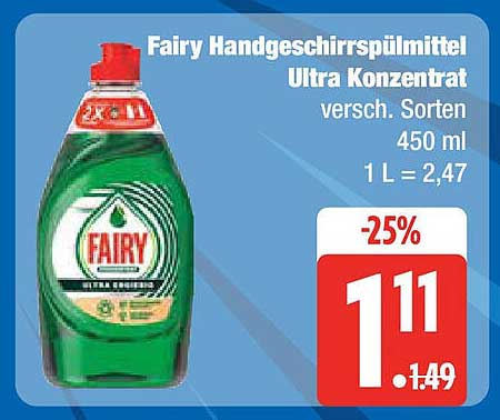 Fairy Handgeschirrspülmittel Ultra Konzentrati