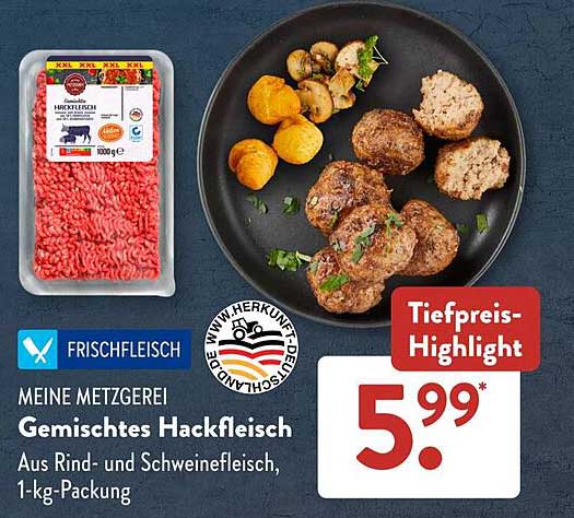 Gemischtes Hackfleisch