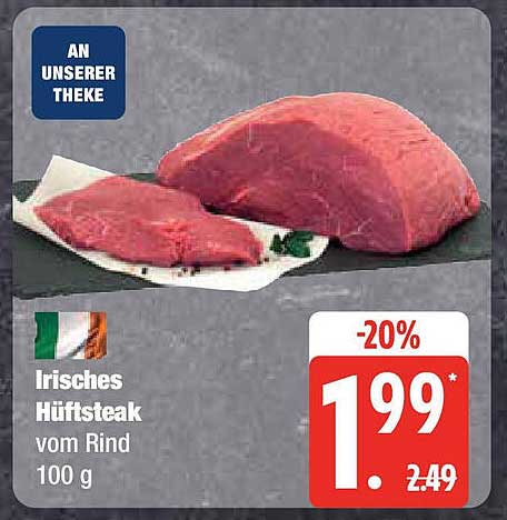 Irisches Hüftsteak vom Rind