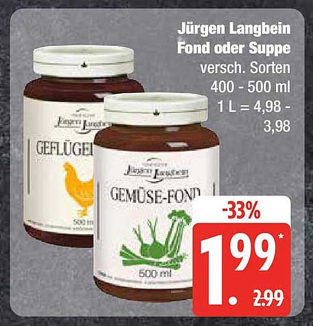 Jürgen Langbein Fond oder Suppe