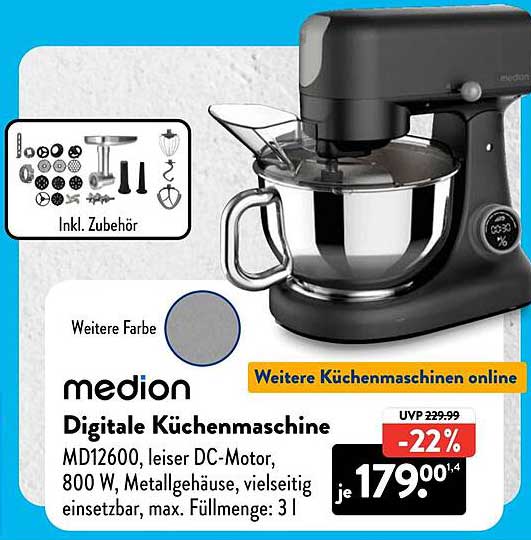 medion Digitale Küchenmaschine