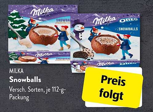 MILKA Snowballs