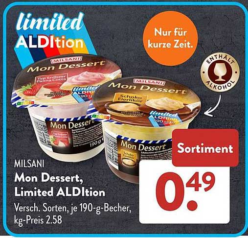 MILSANI Mon Dessert, Limited ALDition