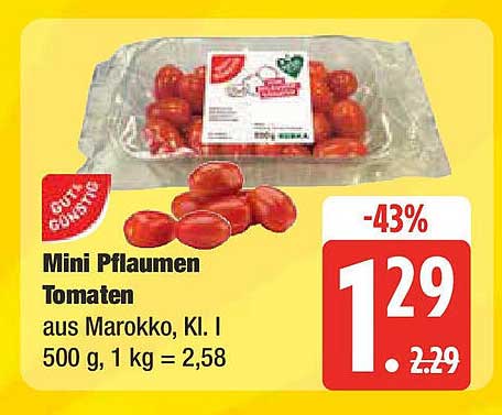 Mini Pflaumen Tomaten