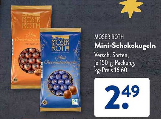 Moser Roth Mini-Schokokugeln