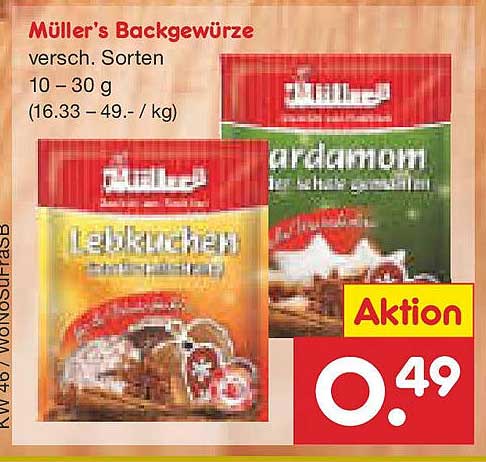 Müller's Backgewürze