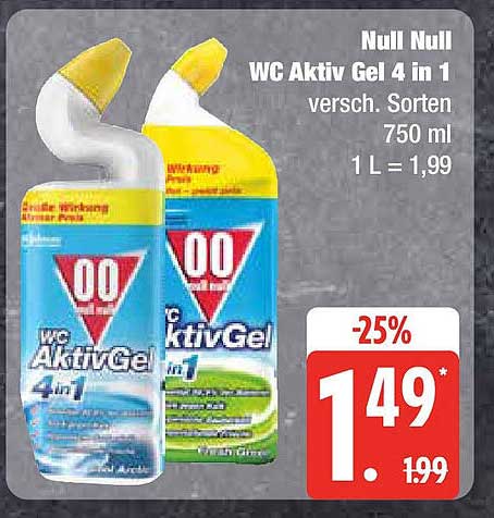 Null Null WC Aktiv Gel 4 in 1