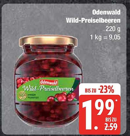 Odenwald Wild-Preiselbeeren