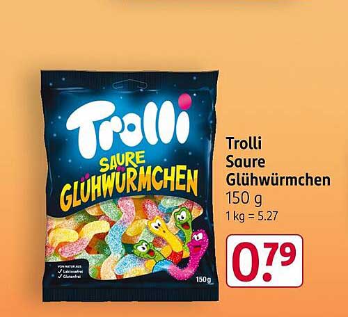 Trolli Saure Glühwürmchen