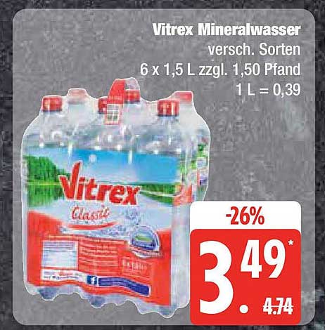 Vitrex Mineralwasser