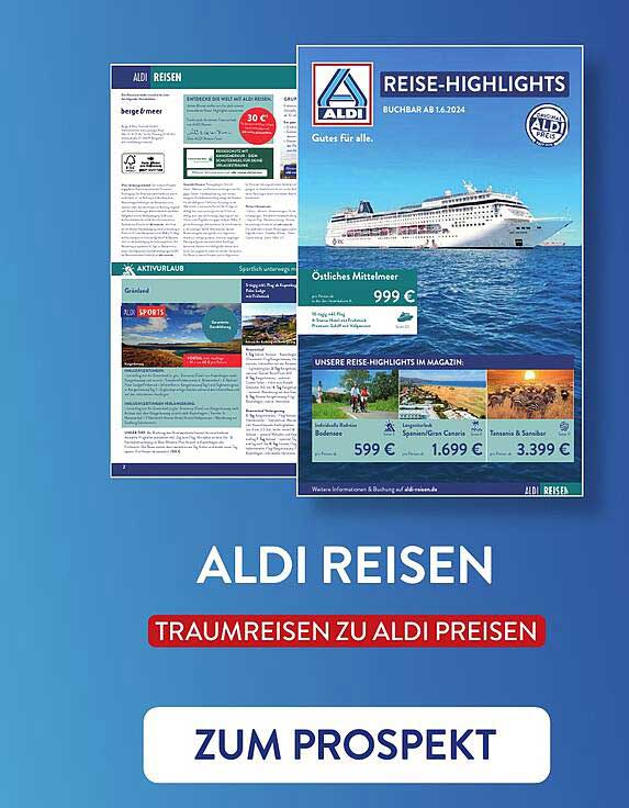 ALDI REISEN  
TRAUMREISEN ZU ALDI PREISEN  