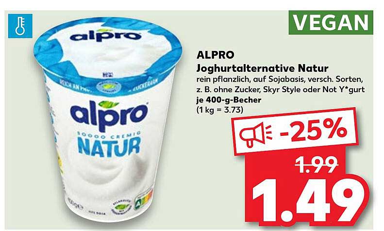 ALPRO Joghurtalternative Natur