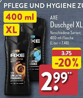 AXE Duschgel XL