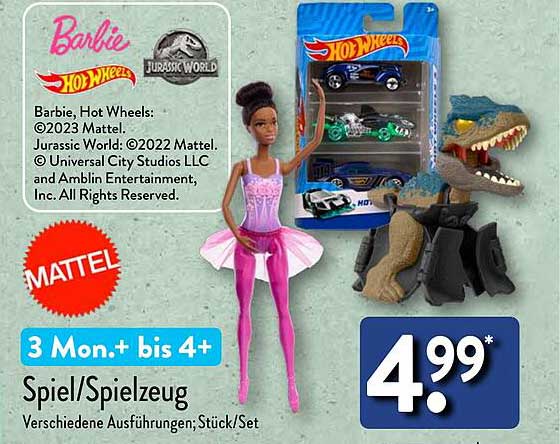 Barbie, Hot Wheels