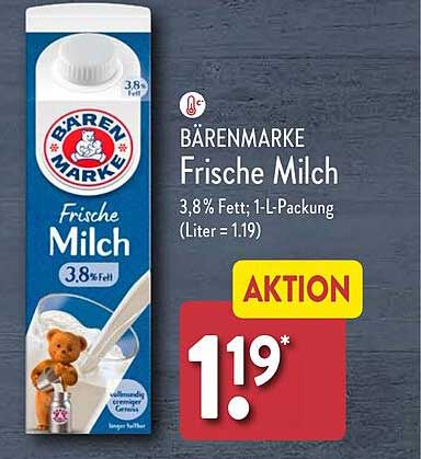 BÄRENMARKE Frische Milch