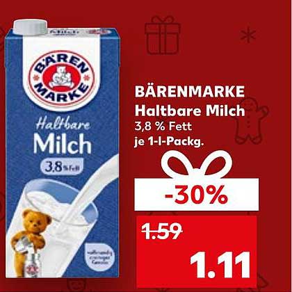 Bärenmarke Haltbare Milch