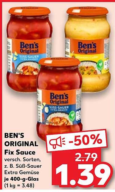 BEN'S ORIGINAL Fix Sauce