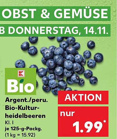 Bio-Kulturheidelbeeren