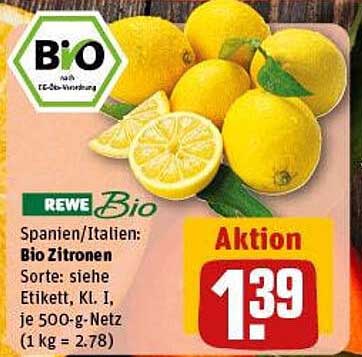 Bio Zitronen