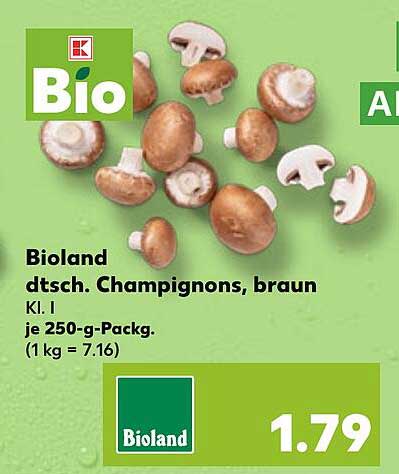 Bioland dtsch. Champignons, braun