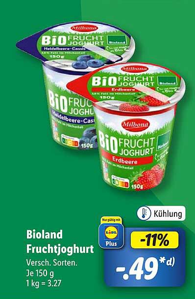 Bioland Fruchtjoghurt