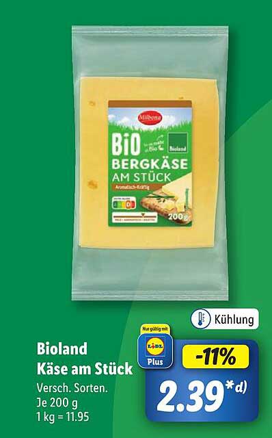 Bioland Käse am Stück