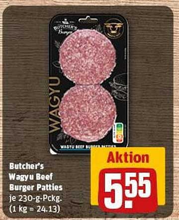 Butcher's Wagyu Beef Burger Patties