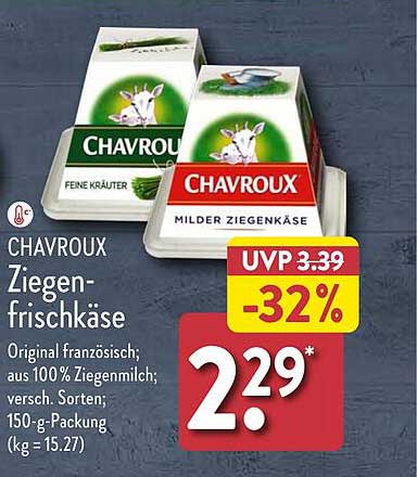 CHAVROUX Ziegenfrischkäse