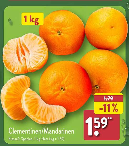 Clementinen/Mandarinen