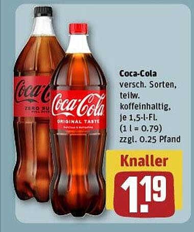 Coca-Cola versch. Sorten