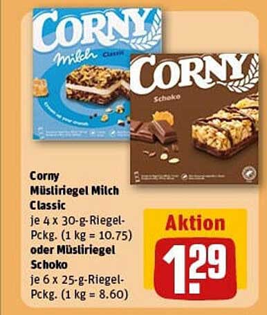 Corny Müsliriegel Milch Classic