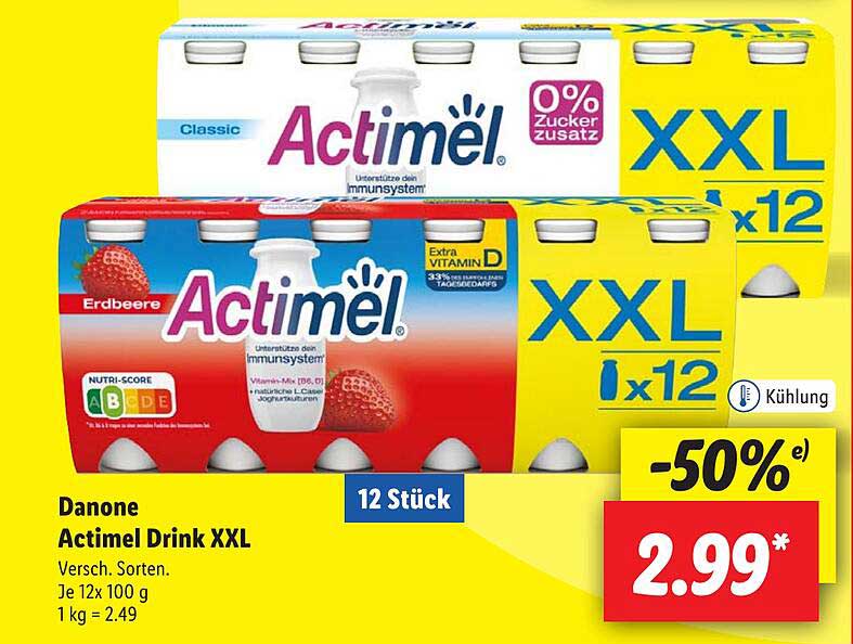 Danone Actimel Drink XXL