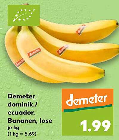 Demeter Bananen, lose