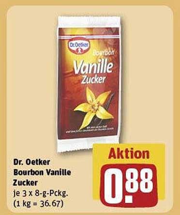 Dr. Oetker Bourbon Vanille Zucker