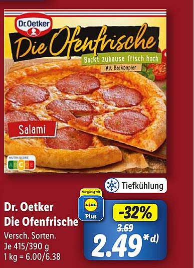 Dr. Oetker Die Ofenfrische Salami