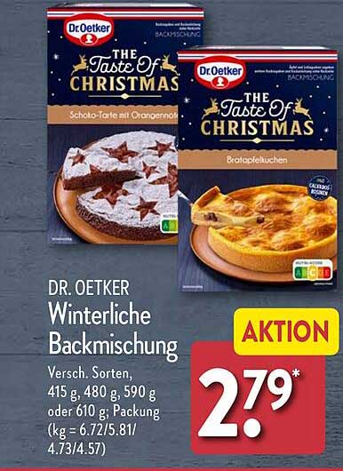 DR. OETKER Winterliche Backmischung