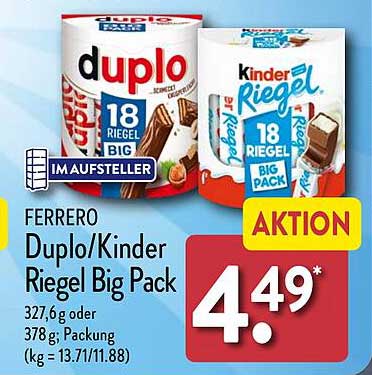 Duplo/Kinder Riegel Big Pack