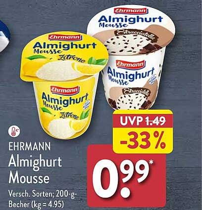 Ehrmann Almighurt Mousse