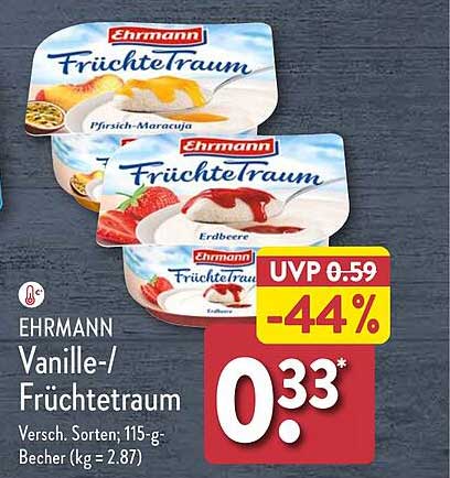 Ehrmann Vanille-/Früchtetraum